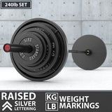 Synergee Standard Metal Weight Plates