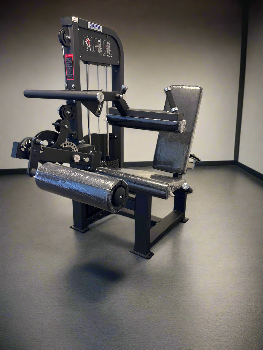 SFE Seated Selectorized Leg Extension & Curl Machine – Dual-Function Lower Body Gym Equipment for Home or Commercial Use
