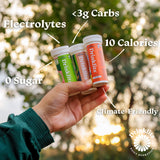 Daily Hydration, Vitamins, Electrolyte Tablets, Ginger-Lime and Orange, 2 Pack (20 Servings)