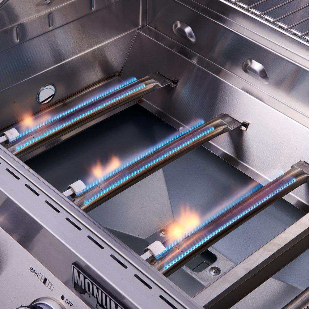 35633B | Matte Blue Infrared Propane Gas Grill