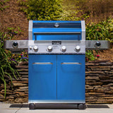 35633B | Matte Blue Infrared Propane Gas Grill