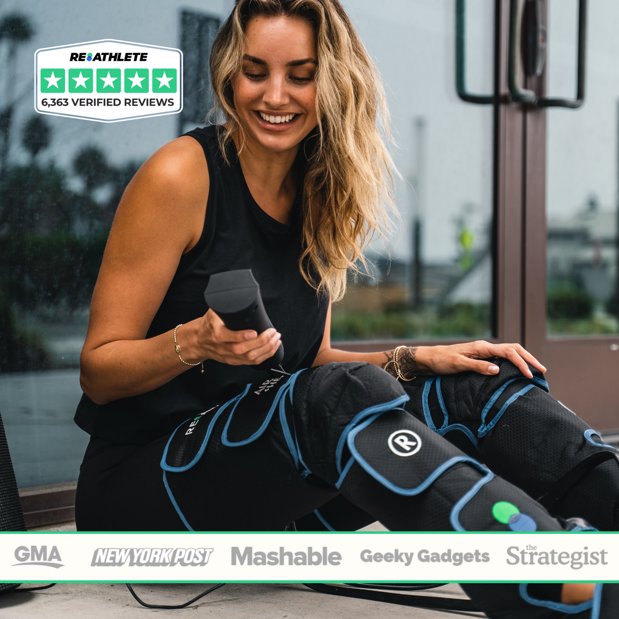 Air-C Leg Compression Massager – Adjustable Air Therapy for Pain Relief, Swelling Reduction & Circulation Boost