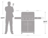 Mesa 415BZ | Stainless Propane Gas Grill