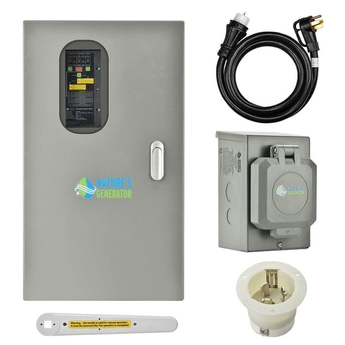 Nature's Generator Lithium 6000 and Transfer Switch