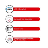 Fully Stocked First Aid Kit - ANSI Class B