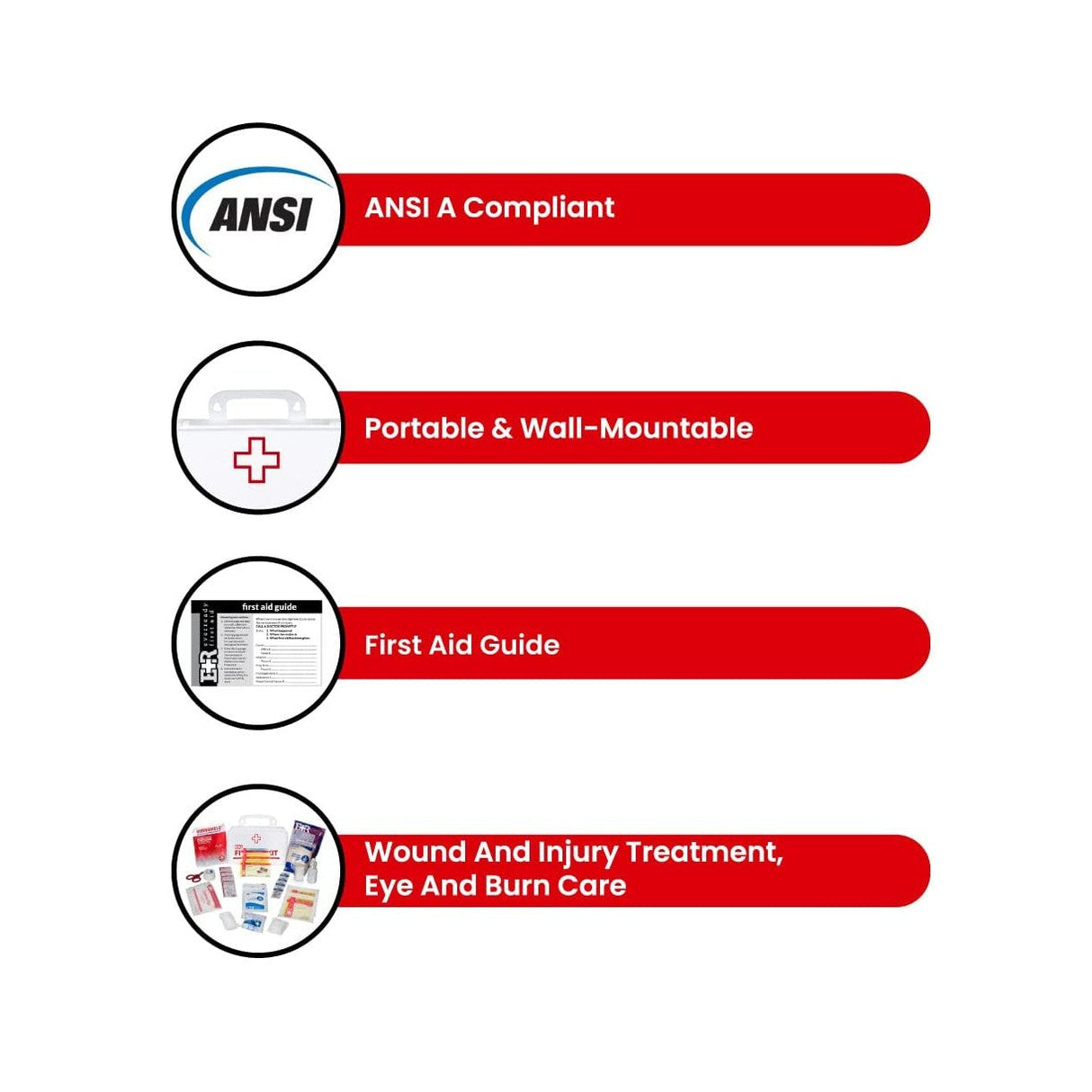 Basic Ansi First Aid Kit, Class A