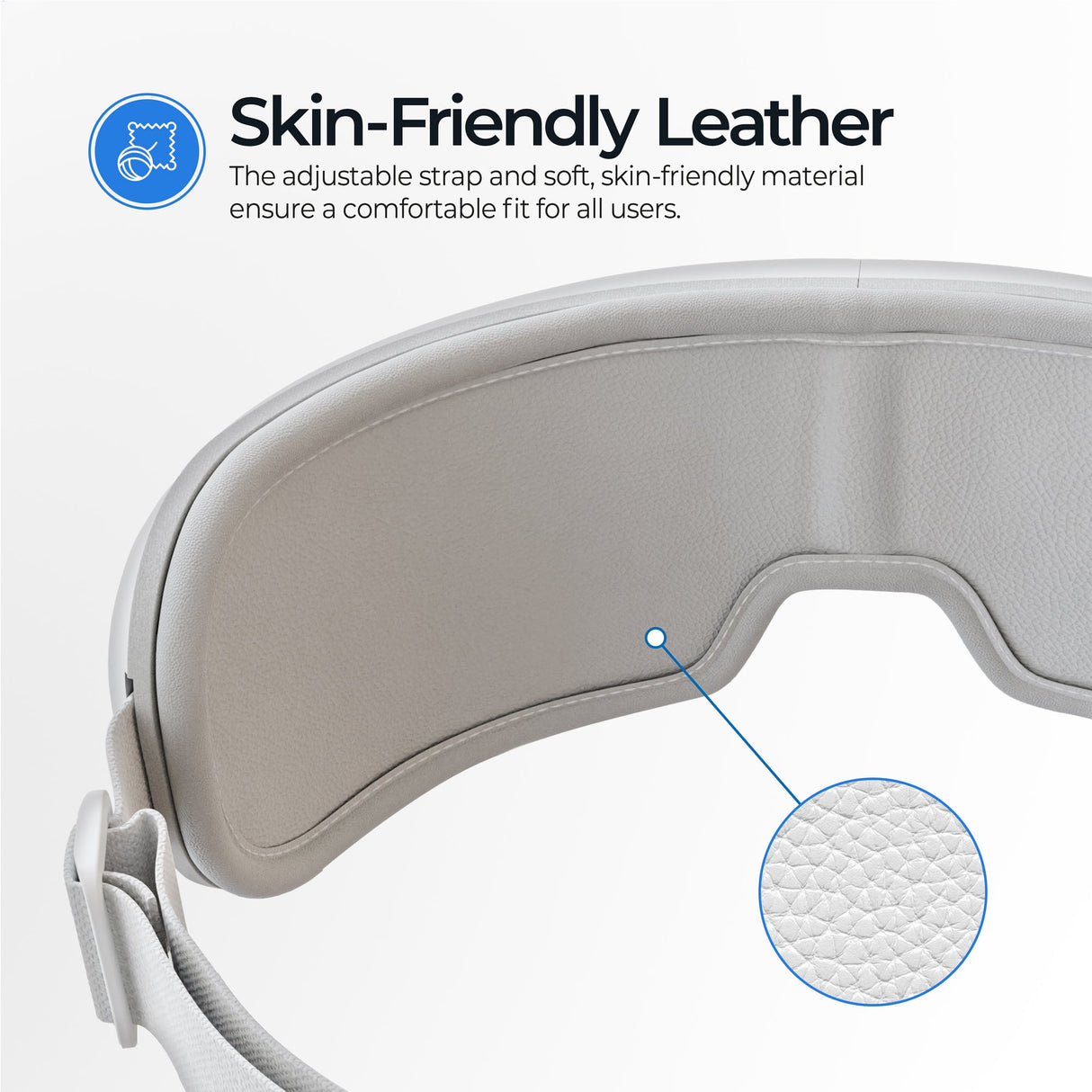 EYE-C Heated Eye Mask for Dry, Tired Eyes – Portable Eye Soothing & Relaxation Therapy for Home, Travel & Office