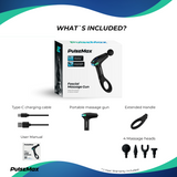 PulseMax Portable Deep Tissue Massage Gun – Handheld Percussion Massager for Muscle Recovery, Pain Relief & Circulation