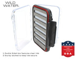Dry Fly Assortment, 72 Dry Flies | 2 Sided Fly Box | Wild Water Fly Fishing