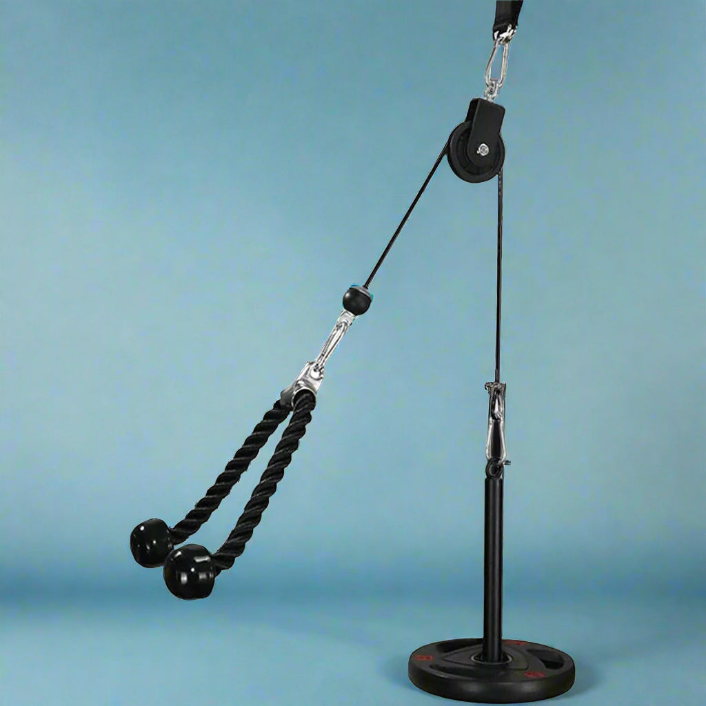 Adjustable LAT Pulley System – Cable Machine Attachment for Tricep Pulldown, Bicep Curl, and Home Gym Workouts