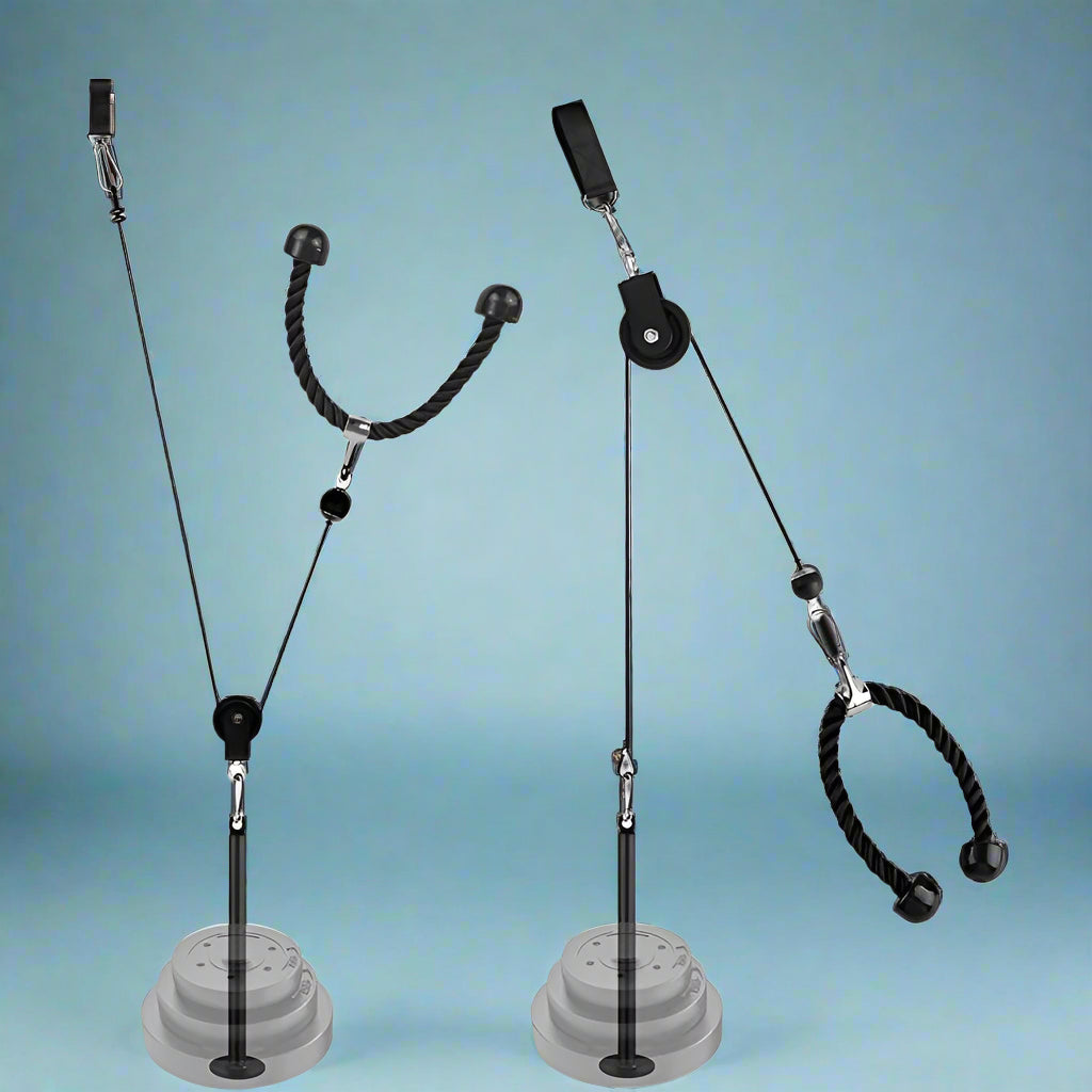 Adjustable LAT Pulley System – Cable Machine Attachment for Tricep Pulldown, Bicep Curl, and Home Gym Workouts