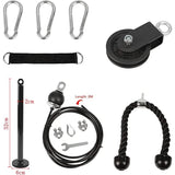 Adjustable LAT Pulley System – Cable Machine Attachment for Tricep Pulldown, Bicep Curl, and Home Gym Workouts