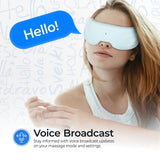 EYE-C Heated Eye Mask for Dry, Tired Eyes – Portable Eye Soothing & Relaxation Therapy for Home, Travel & Office