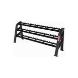SFE Commercial 3-Tier Dumbbell Rack – Holds 15 Pairs, Heavy-Duty Steel Frame for Gym Storage