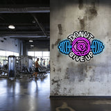 Donut Give Up Metal Neon Wall Art- LN0075