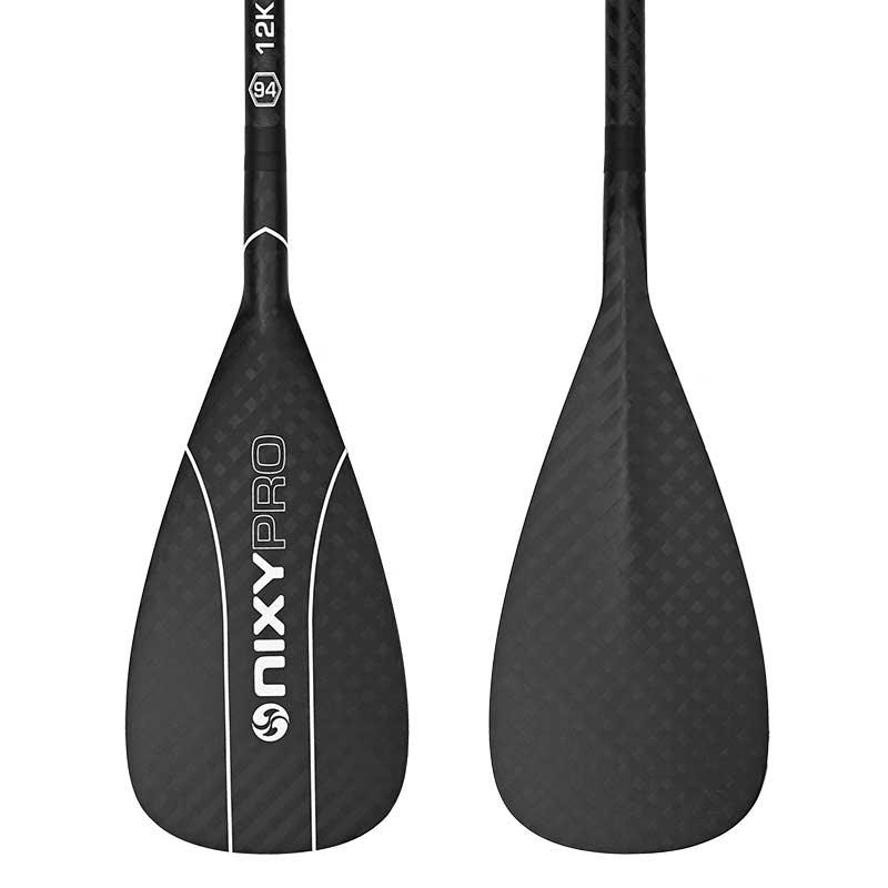 NIXY 3-Piece Adjustable 12K Carbon Fiber SUP Paddle – Ultra-Light Full Carbon Pro Paddle with Carry Bag (175–215cm)
