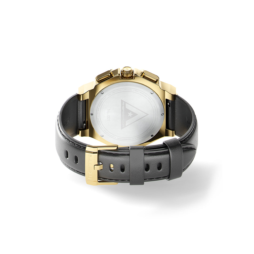 AM1001LB - AMBASSADOR POLISHED 18K GOLD