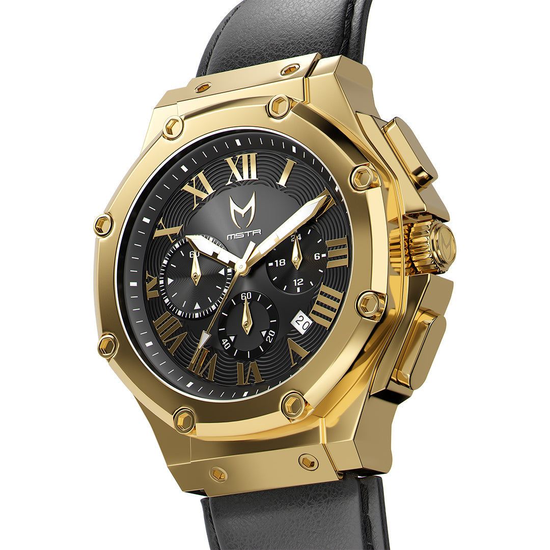 AM1001LB - AMBASSADOR POLISHED 18K GOLD