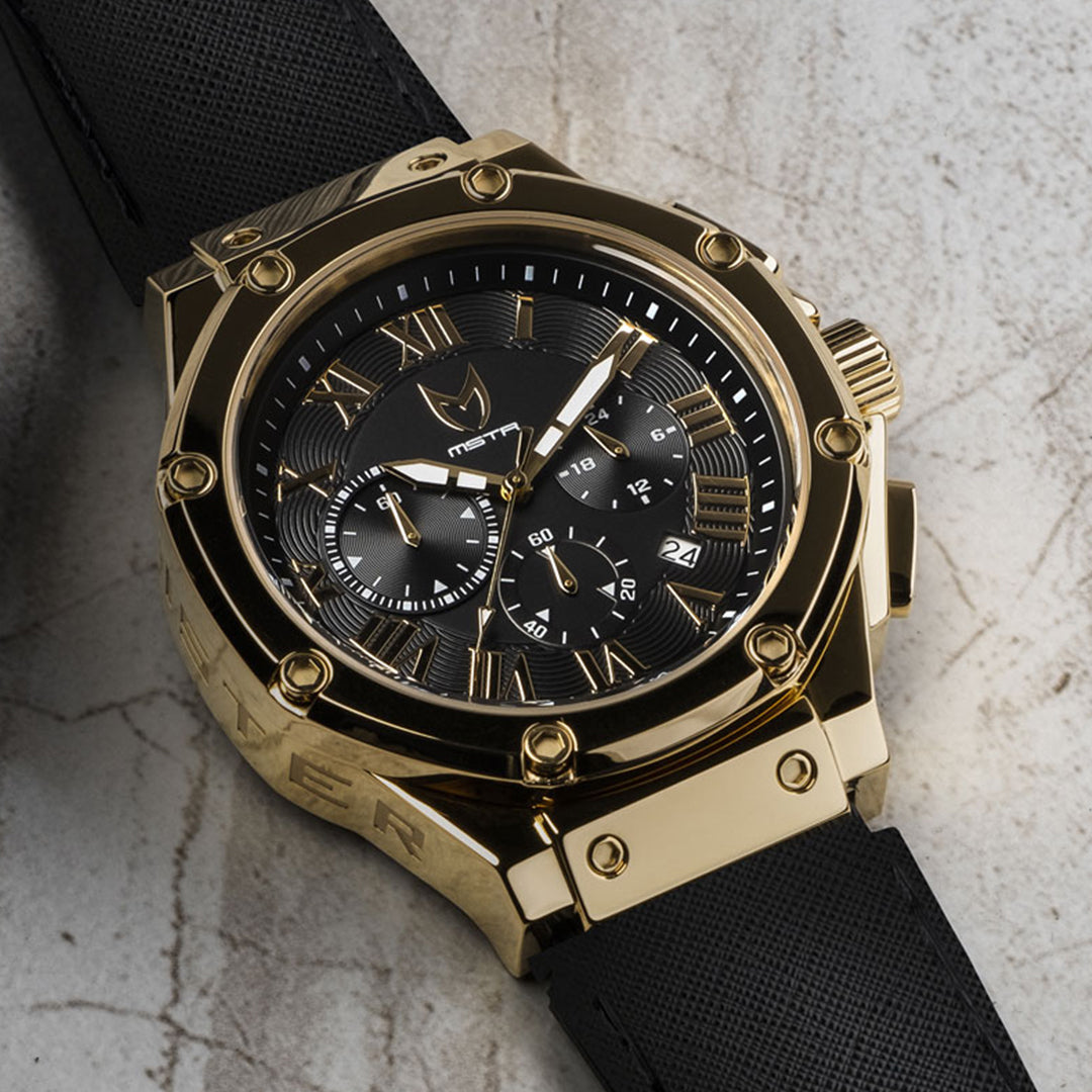 AM1001LB - AMBASSADOR POLISHED 18K GOLD