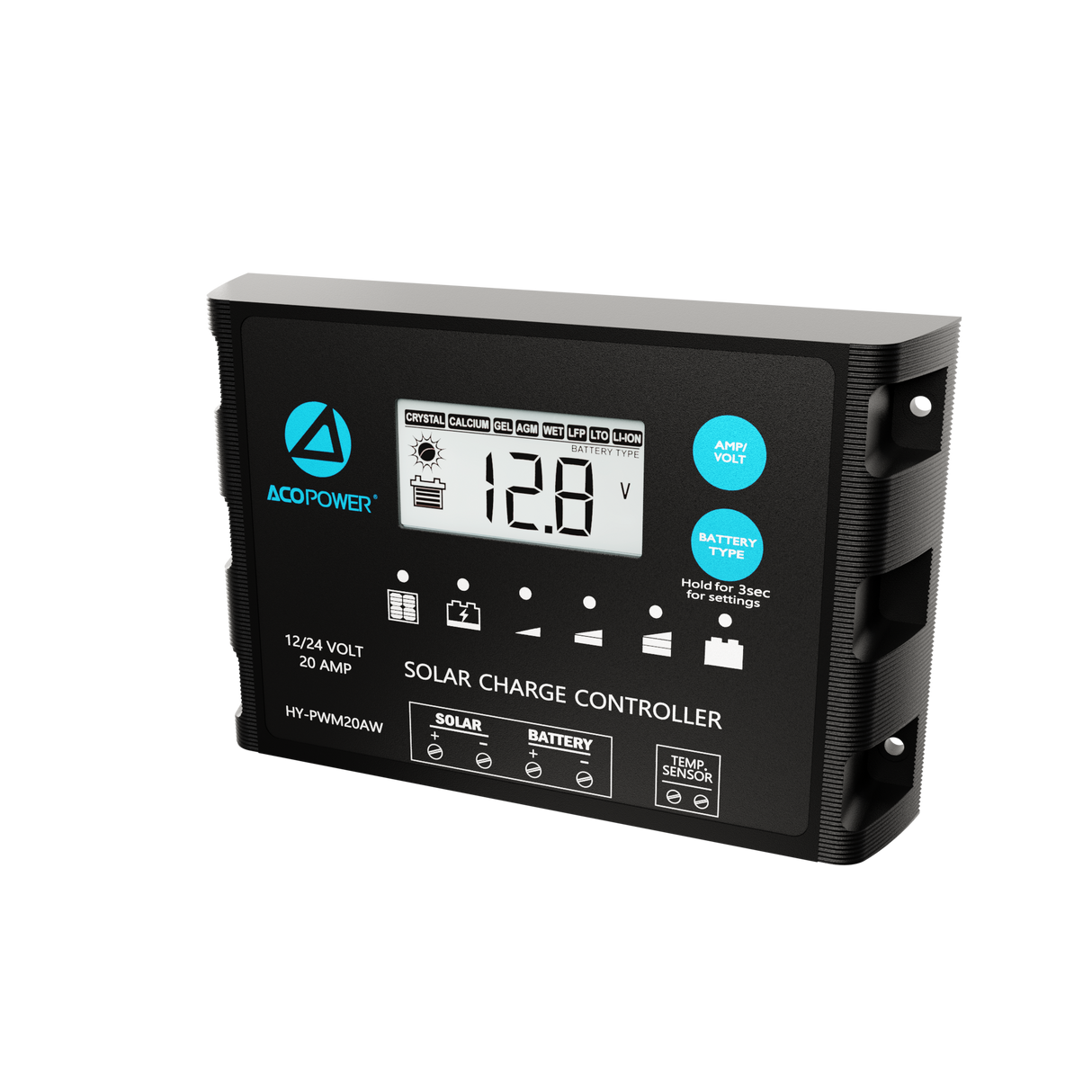 ProteusX 20A PWM Solar Charge Controller