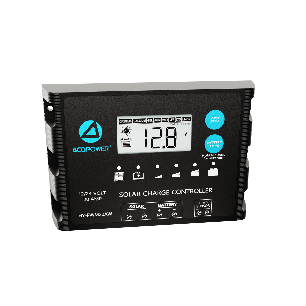 ProteusX 20A PWM Solar Charge Controller