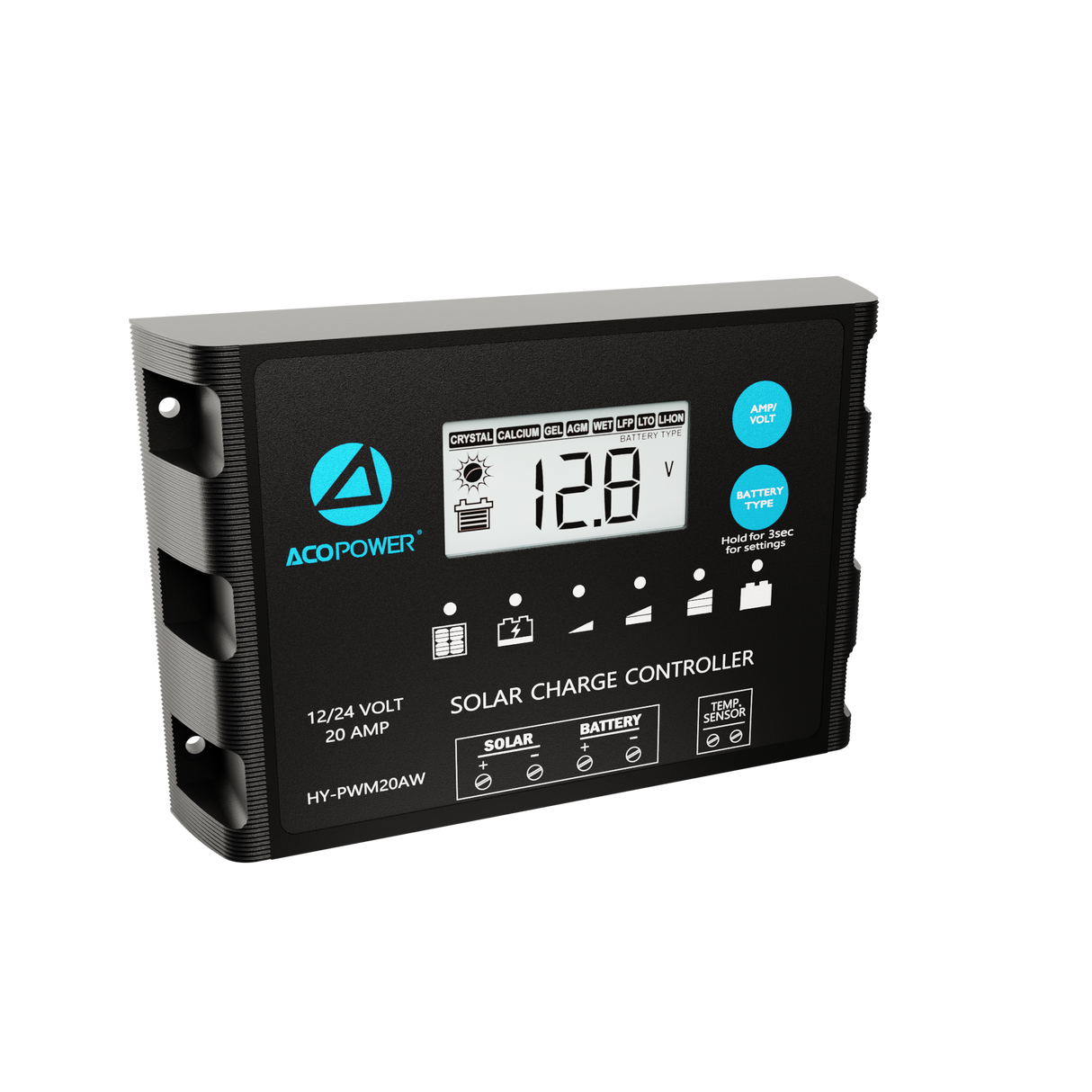 ProteusX 20A PWM Solar Charge Controller