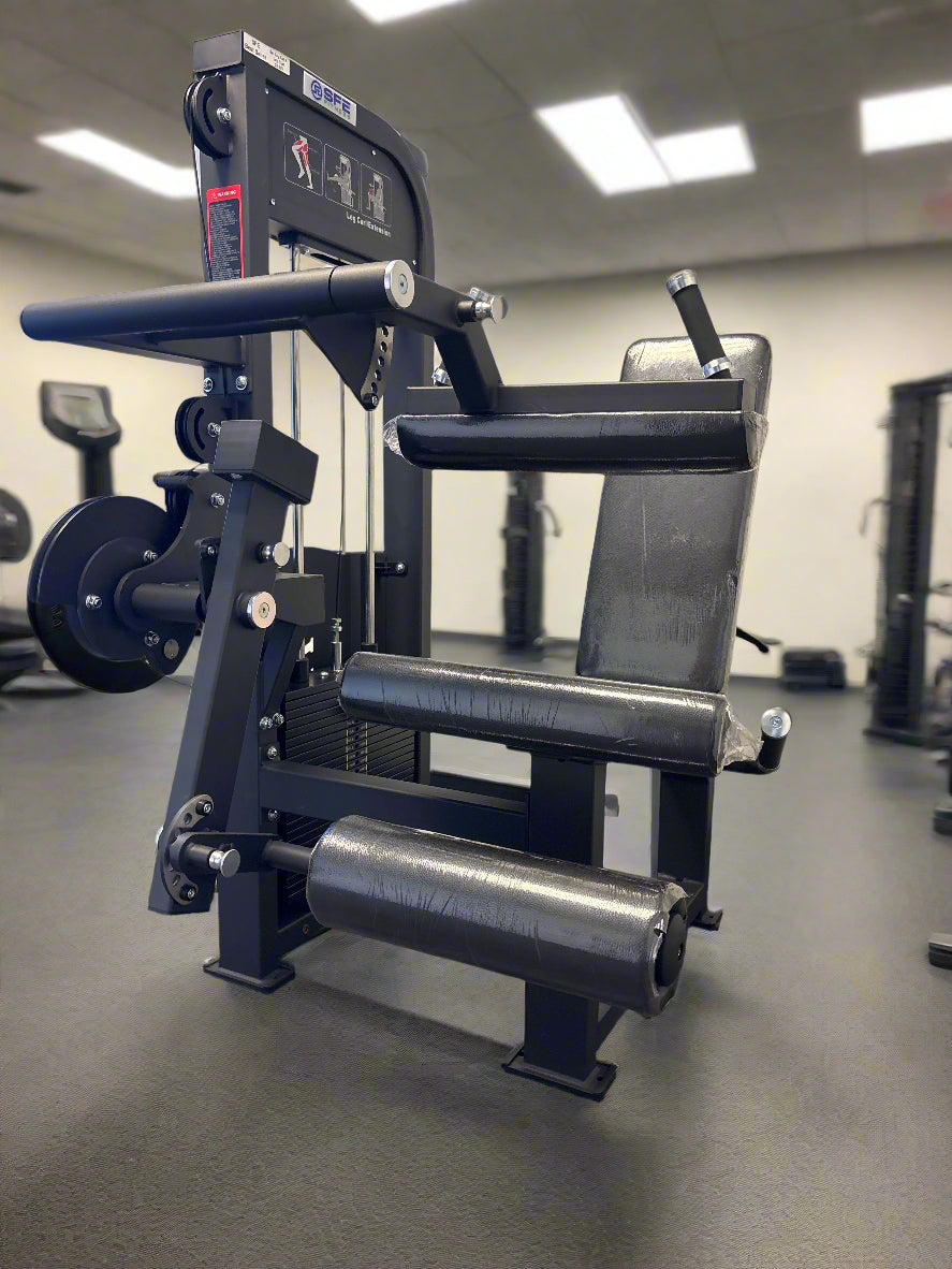 SFE Seated Selectorized Leg Extension & Curl Machine – Dual-Function Lower Body Gym Equipment for Home or Commercial Use