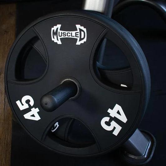 Urethane Olympic Weight Plates – Muscle D Fitness (Pairs & Sets)