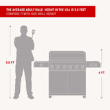 Denali 605 | Stainless Smart Tech Natural/Propane Gas Grill