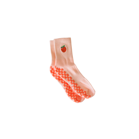 Just Peachy Grip Socks