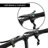 GlareWheel 12'' Foldable Electric Bike Urban Fashion X5 Black