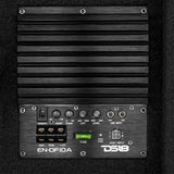 10" Loaded Amplified Shallow Down Fire Subwoofer Enclosure 250 Watts Rms