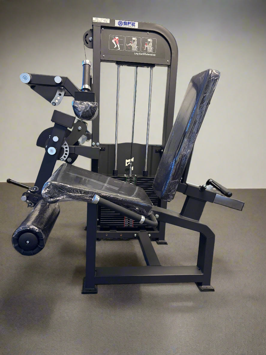 SFE Seated Selectorized Leg Extension & Curl Machine – Dual-Function Lower Body Gym Equipment for Home or Commercial Use