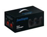 Foottopia Foot Massager with Heat & Vibration – Portable Electric Foot Therapy Machine with 3 Intensity Settings for Pain Relief & Circulation