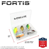 5pc Mini Crankbait Assortment, 1.375" Long | Floating | FORTIS