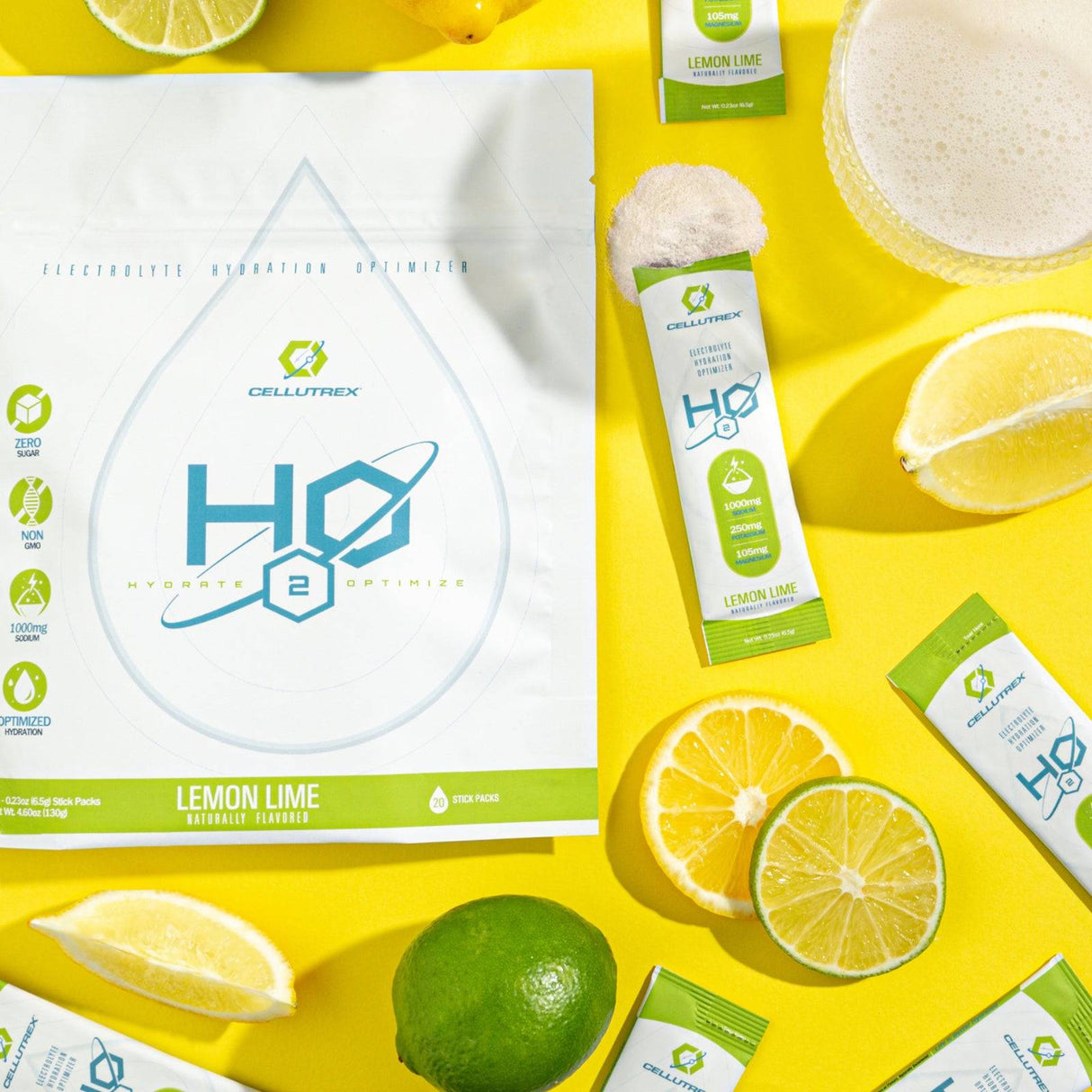 H2O ELECTROLYTES™ - Family Hydration Pack (100 Count Variety) | Zero Sugar Electrolyte Powder