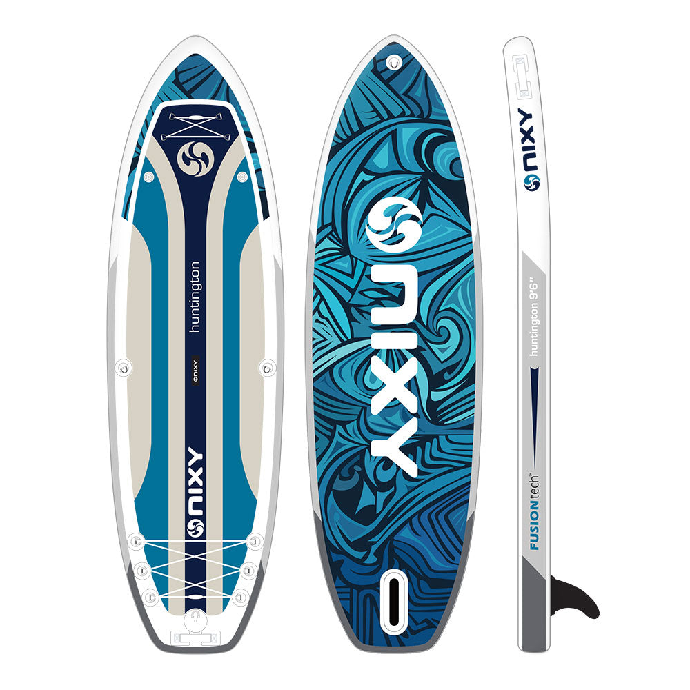 NIXY Huntington G5 Compact Paddle Board – 9'6" Lightweight Inflatable SUP for Travel & Adventure