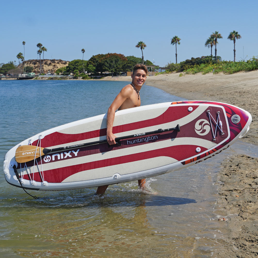 NIXY Huntington G5 Compact Paddle Board – 9'6" Lightweight Inflatable SUP for Travel & Adventure