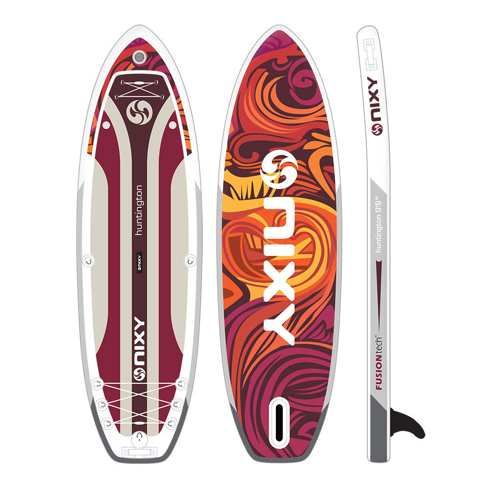 NIXY Huntington G5 Compact Paddle Board – 9'6" Lightweight Inflatable SUP for Travel & Adventure