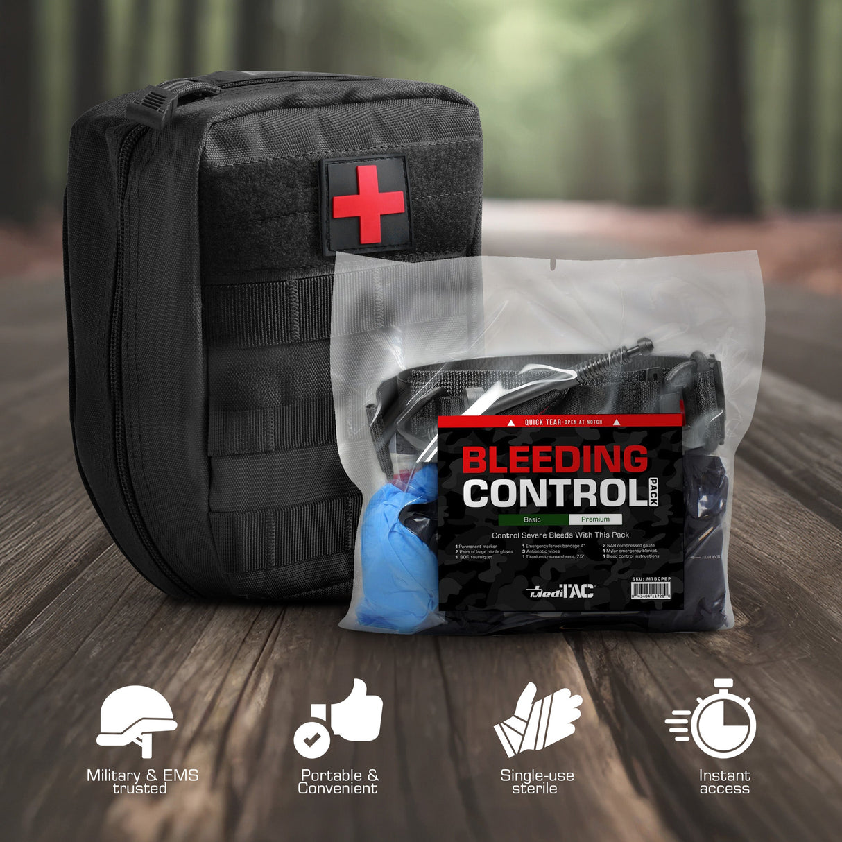Premium Bleeding Control Pack – Emergency Trauma Kit