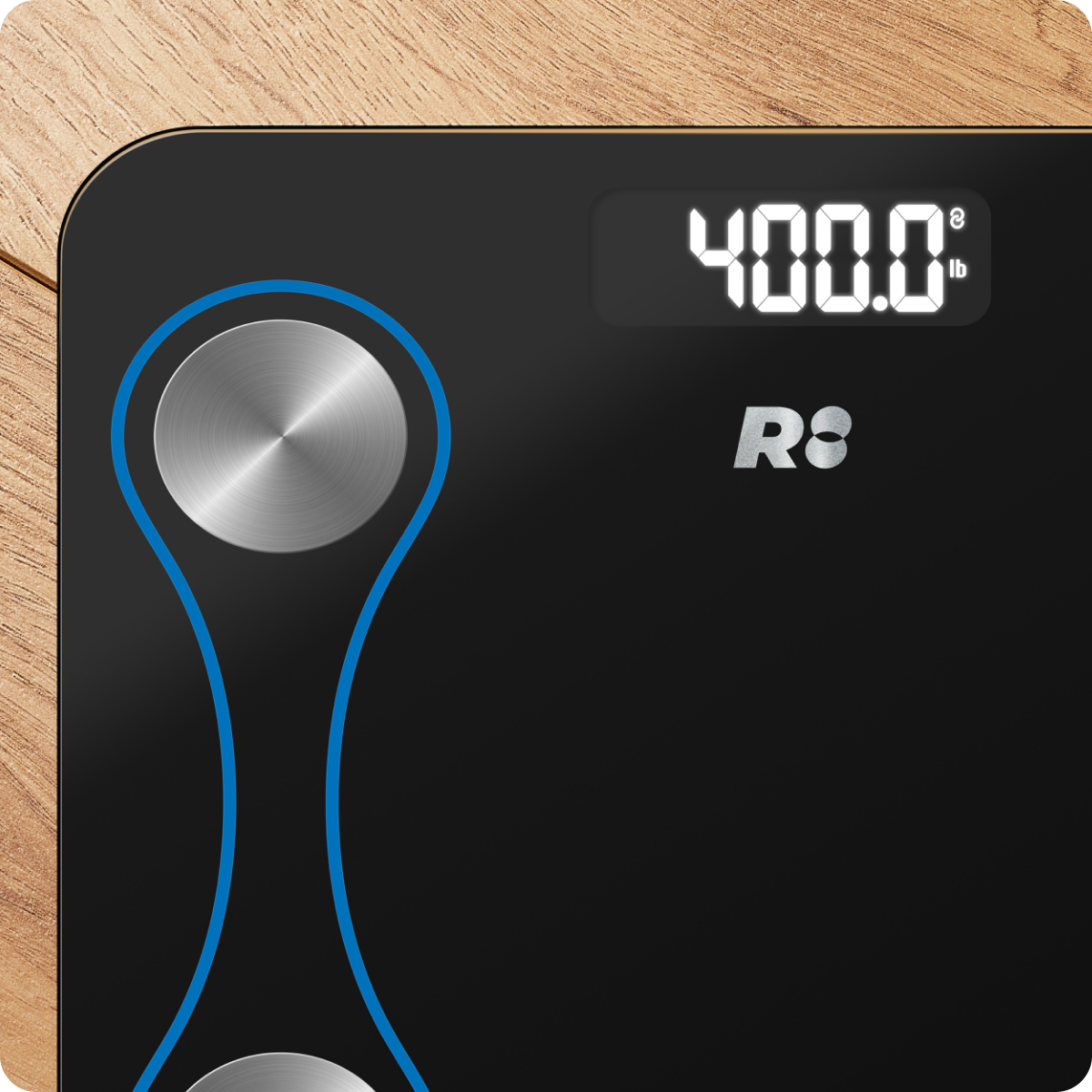 COUNTO Smart Body Scale – Digital Bluetooth Scale with Body Composition Analyzer, App Sync, Athlete & Baby Mode