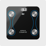 COUNTO Smart Body Scale – Digital Bluetooth Scale with Body Composition Analyzer, App Sync, Athlete & Baby Mode