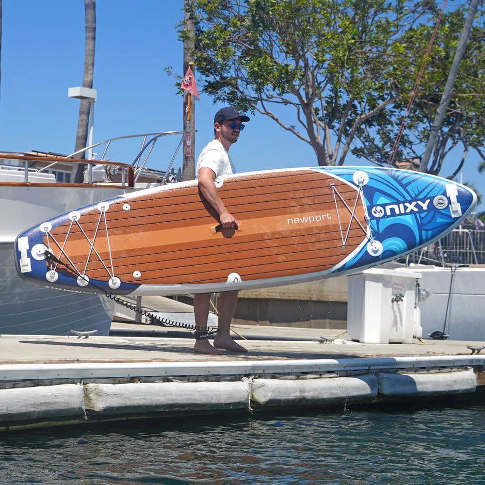 NIXY Newport G5 10'6" Inflatable Stand Up Paddle Board – All-Around SUP with Accessories for Beginners & Pros