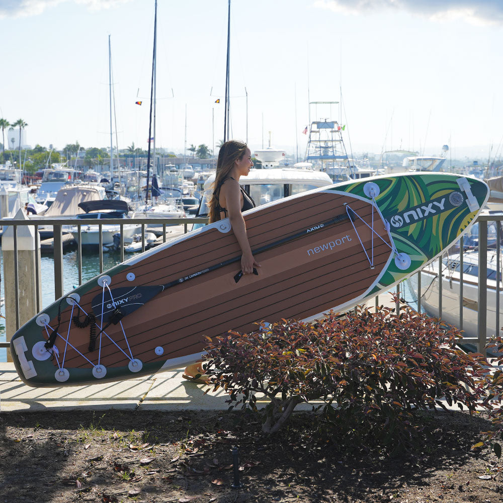 NIXY Newport G5 10'6" Inflatable Stand Up Paddle Board – All-Around SUP with Accessories for Beginners & Pros