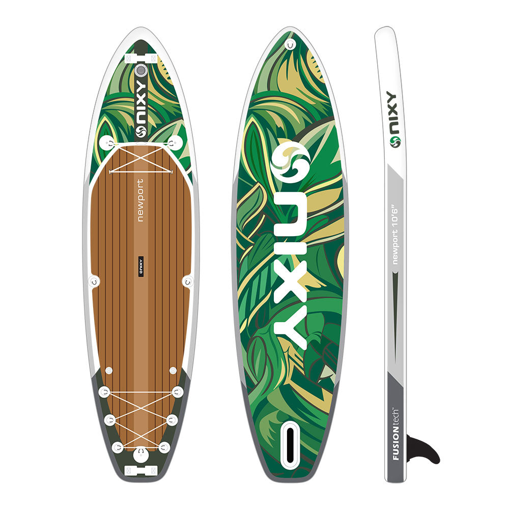 NIXY Newport G5 10'6" Inflatable Stand Up Paddle Board – All-Around SUP with Accessories for Beginners & Pros