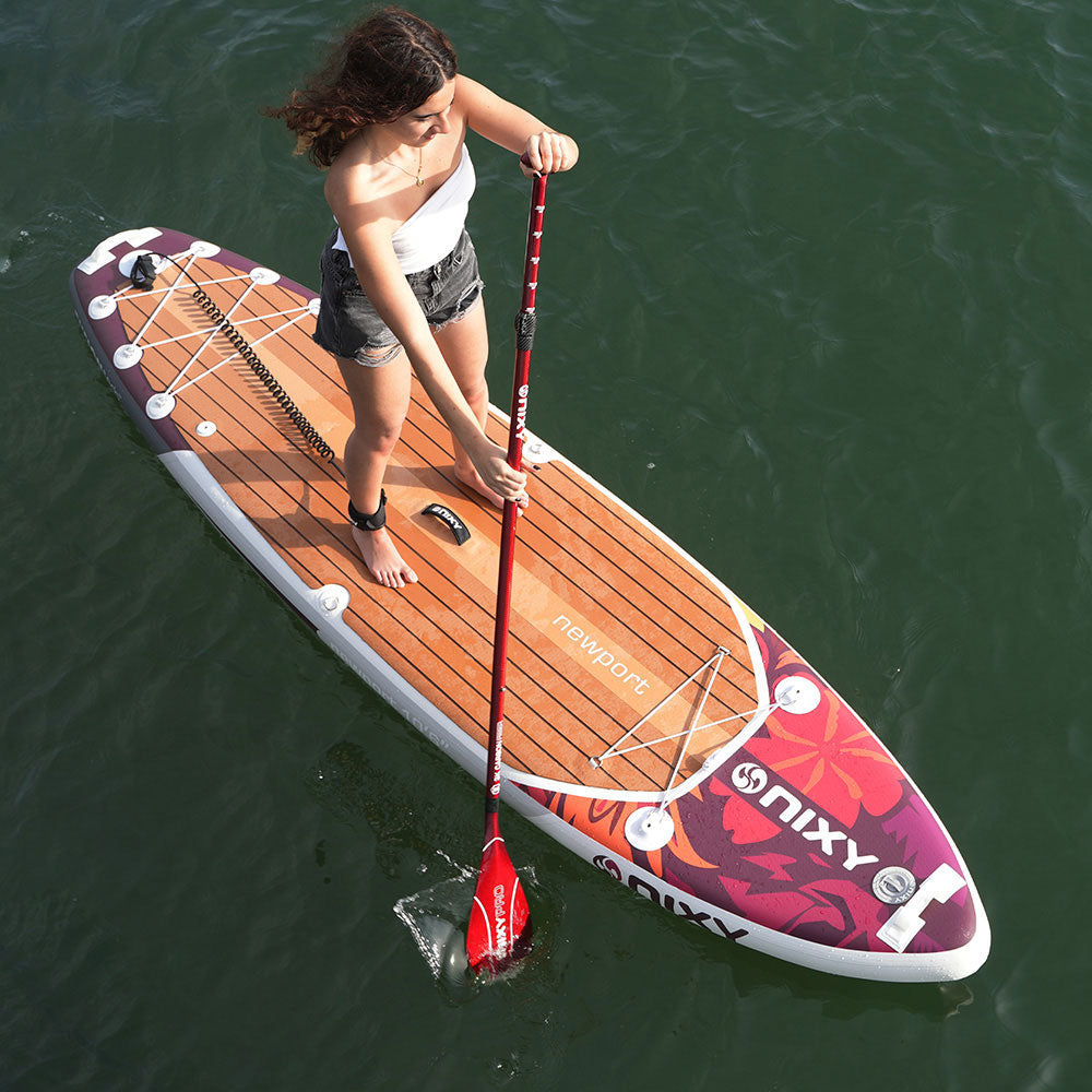 NIXY Newport G5 10'6" Inflatable Stand Up Paddle Board – All-Around SUP with Accessories for Beginners & Pros