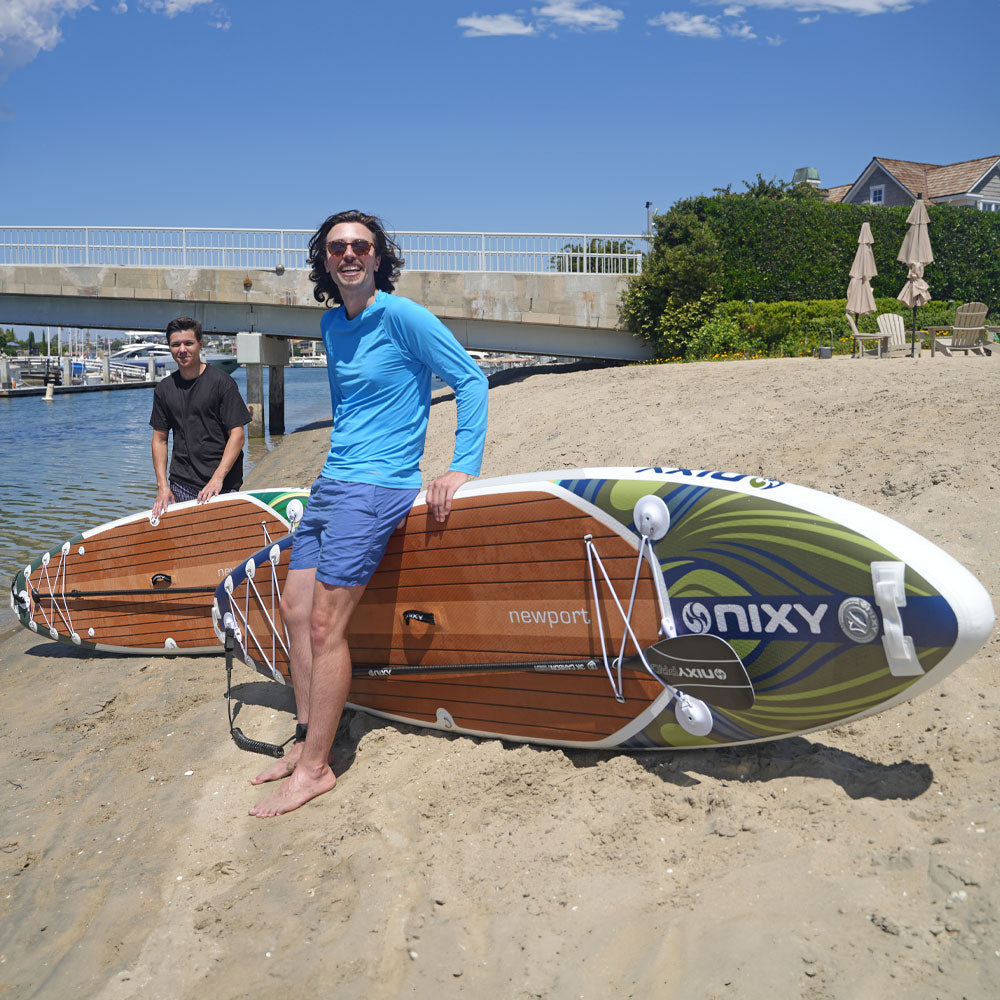 NIXY Newport G5 10'6" Inflatable Stand Up Paddle Board – All-Around SUP with Accessories for Beginners & Pros