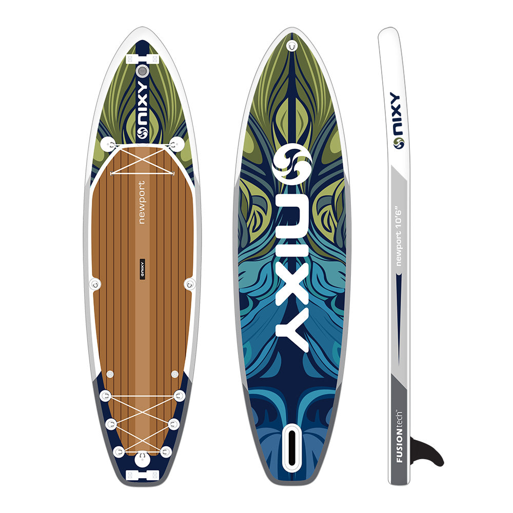 NIXY Newport G5 10'6" Inflatable Stand Up Paddle Board – All-Around SUP with Accessories for Beginners & Pros