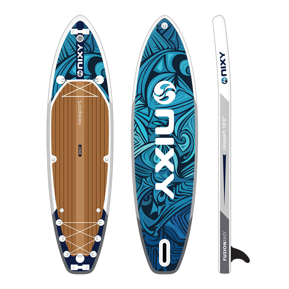 NIXY Newport G5 10'6" Inflatable Stand Up Paddle Board – All-Around SUP with Accessories for Beginners & Pros