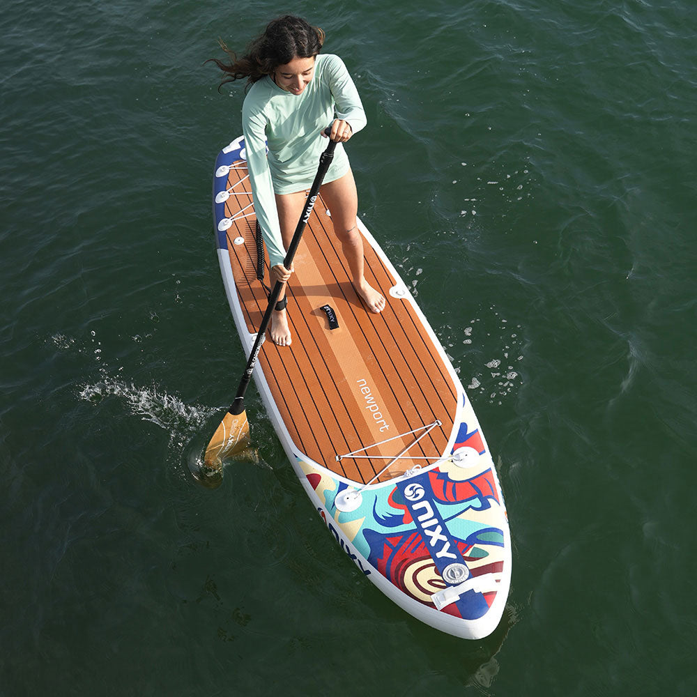 NIXY Newport G5 10'6" Inflatable Stand Up Paddle Board – All-Around SUP with Accessories for Beginners & Pros